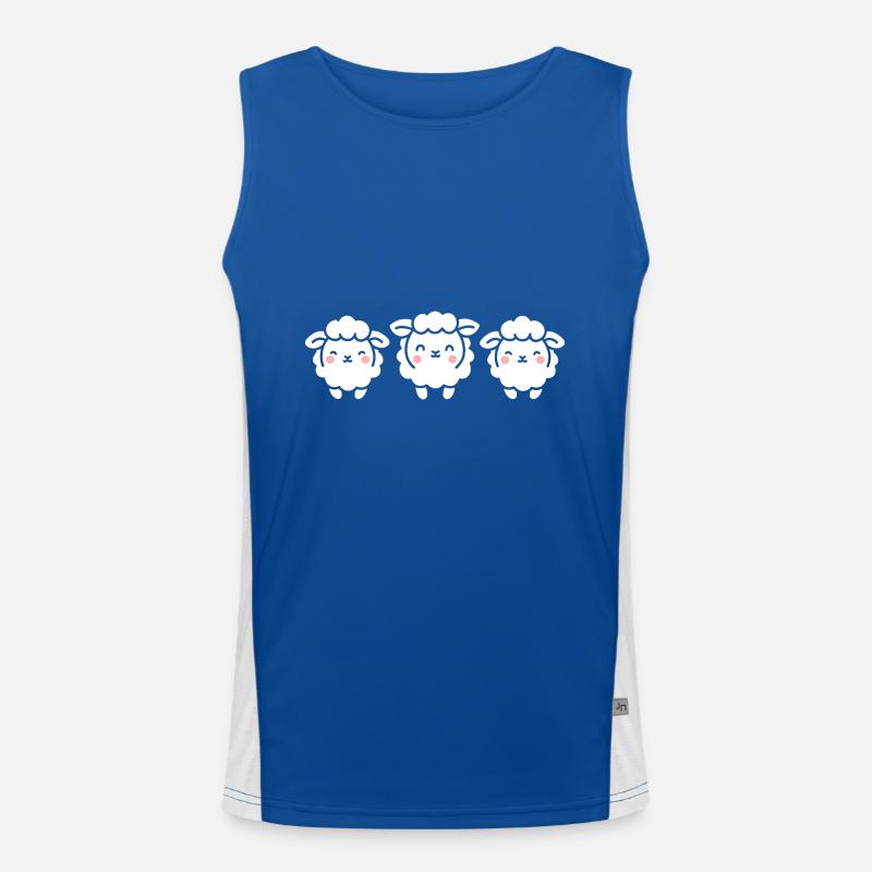 Sheep Men's Functional Contrast Tank Top 