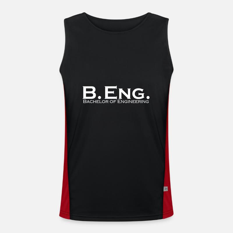 Bachelor of Engineering BEng Funktionelles Kontrast-Tank Top für Männer 