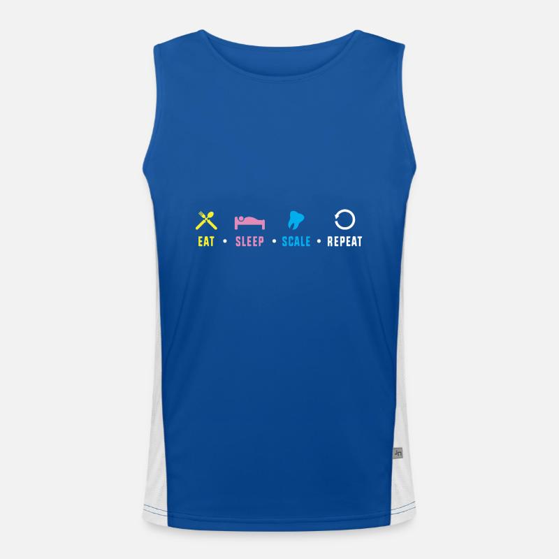 Dentist Men's Functional Contrast Tank Top 