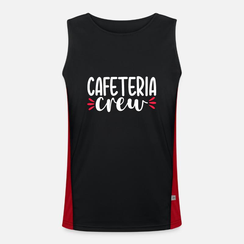 Cafeteria Crew School Lunch Lady Appreciation Funktionelles Kontrast-Tank Top für Männer 