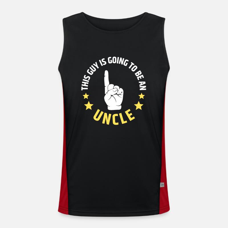 Dieser Typ wird ein Onkel Funktionelles Kontrast-Tank Top für Männer 