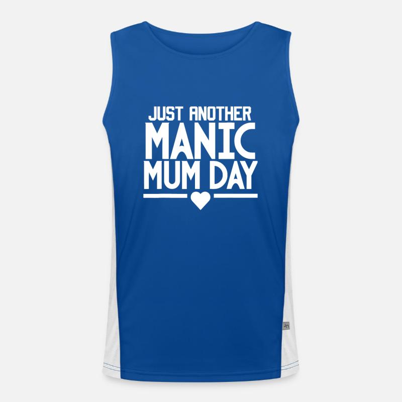 Muttertag, nur ein weiterer manischer Muttertag Funktionelles Kontrast-Tank Top für Männer 