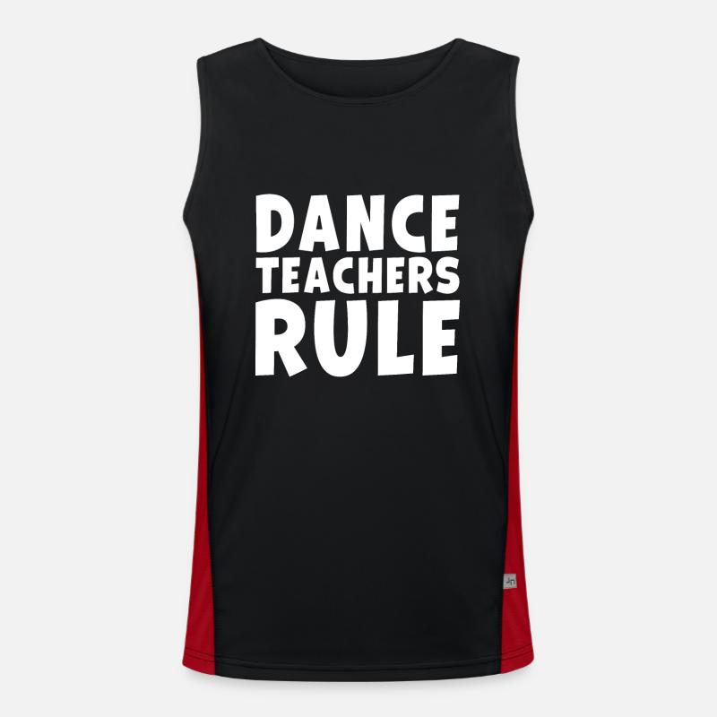 Les professeurs de danse dirigent une classe drôle d’école de danse Débardeur respirant contrasté Homme 