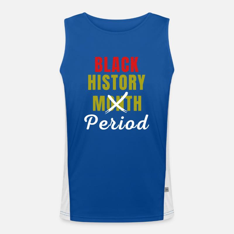 Black History Month Periode African Pride BHM Funktionelles Kontrast-Tank Top für Männer 