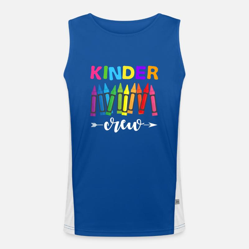 Kinder Crew Enseignante de maternelle Débardeur respirant contrasté Homme 