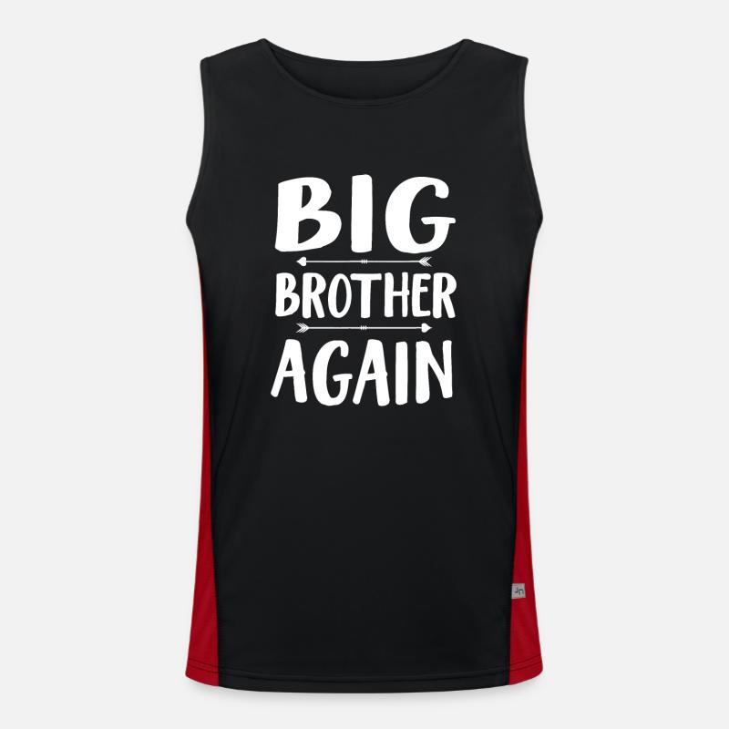 Big Brother Again Mignon Boho Grossesse Débardeur respirant contrasté Homme 