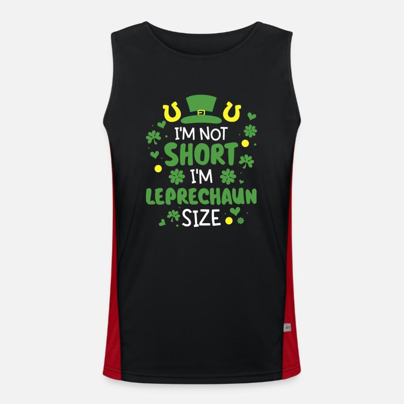 C’est drôle je ne suis pas petit je suis de la taille d’un lutin Débardeur respirant contrasté Homme 