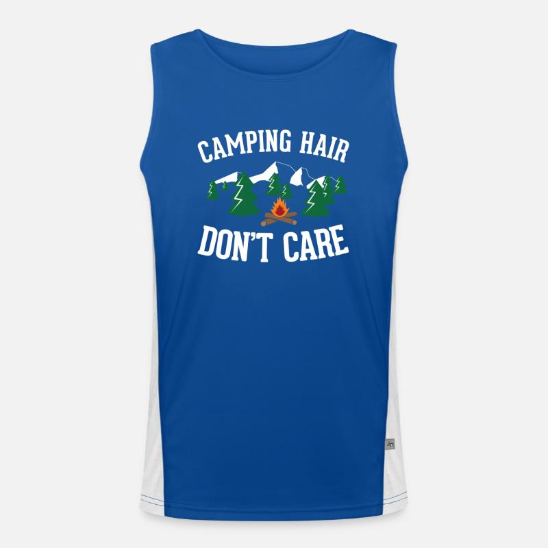 Camping Geschenk-Ideen für Frau oder Freundin Funktionelles Kontrast-Tank Top für Männer 