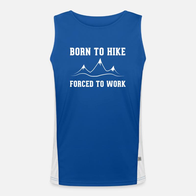 Wanderer originelle Geschenkidee Funktionelles Kontrast-Tank Top für Männer 