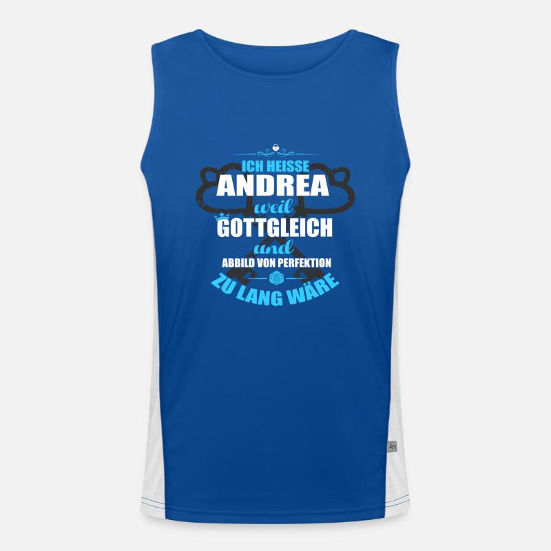 ANDREA-Geschenk Funktionelles Kontrast-Tank Top für Männer 