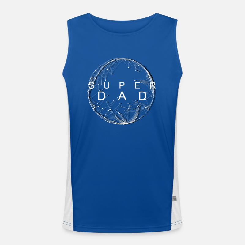 Superdad Funktionelles Kontrast-Tank Top für Männer 