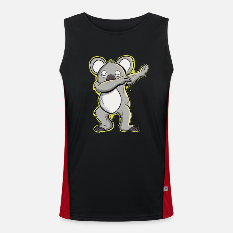 Danse Koala Ours Débardeur respirant contrasté Homme 