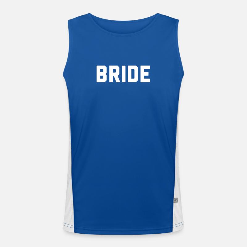 Bride Bachelorette Men's Functional Contrast Tank Top 