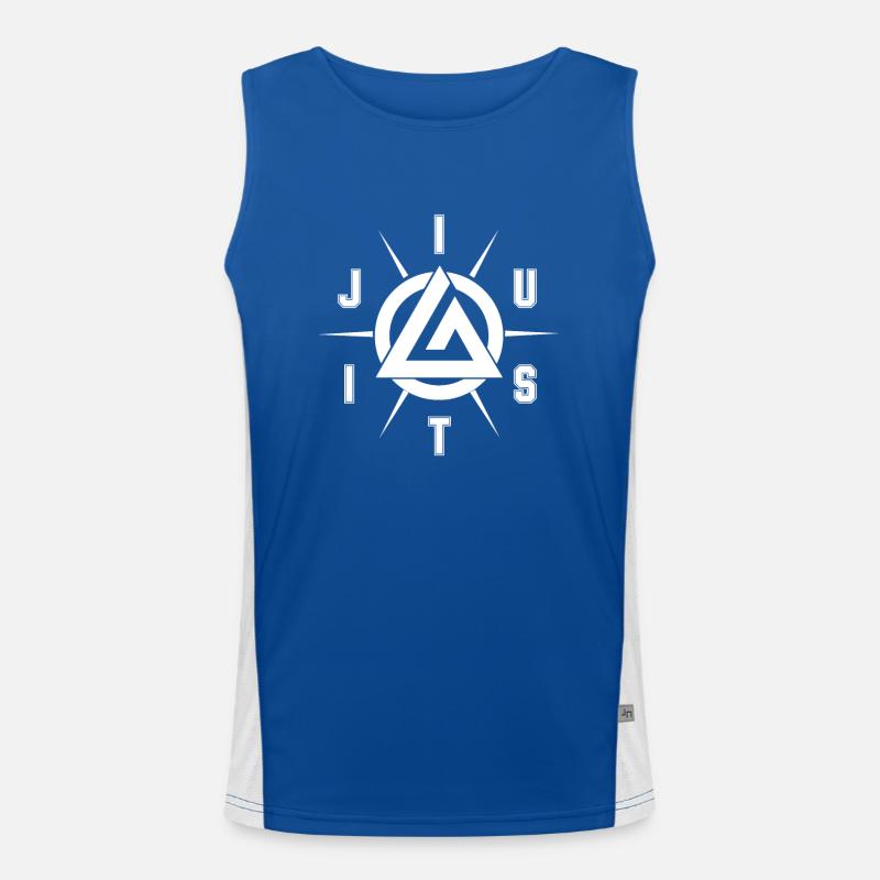 Jiu Jitsu Funktionelles Kontrast-Tank Top für Männer 