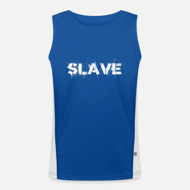 Slave Sklave Bondage BDSM Sadomaso Submissive Men's Functional Contrast Tank Top 