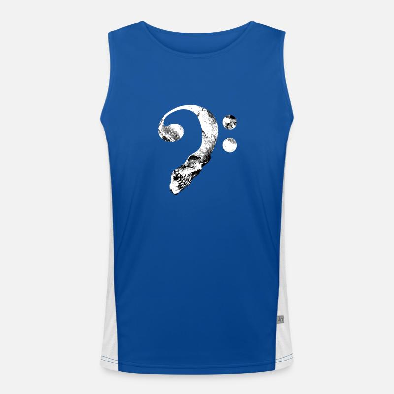 Basse Clef Skull Débardeur respirant contrasté Homme 