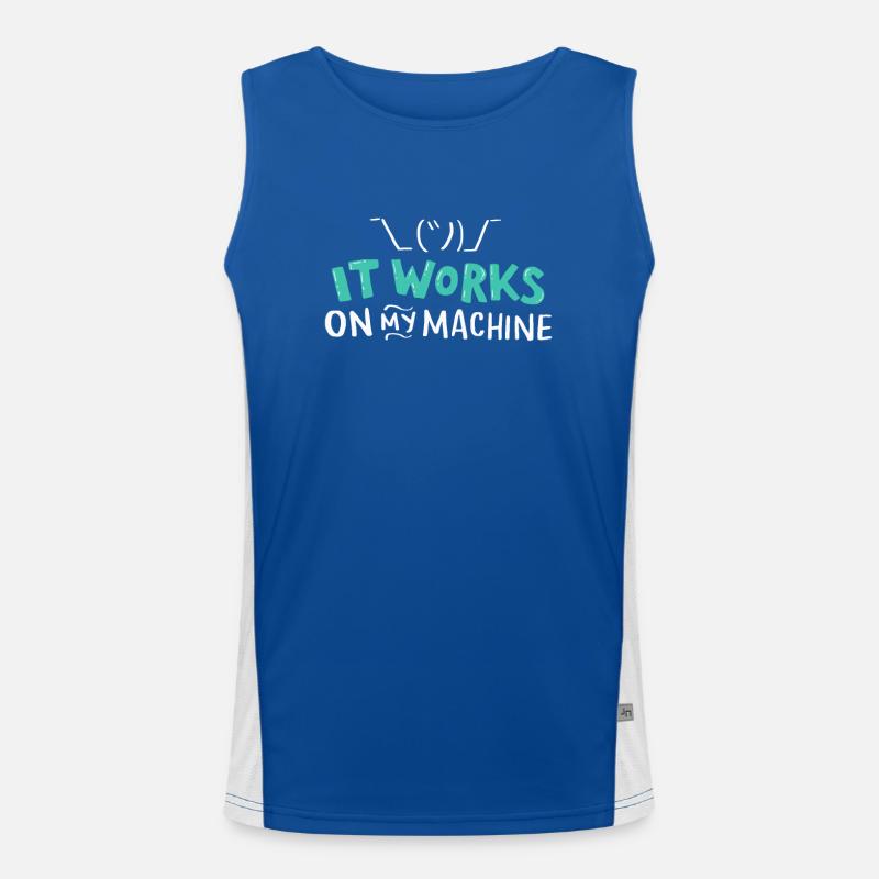 Programmer Coder Computer Science Developer T-Shirt Men's Functional Contrast Tank Top 