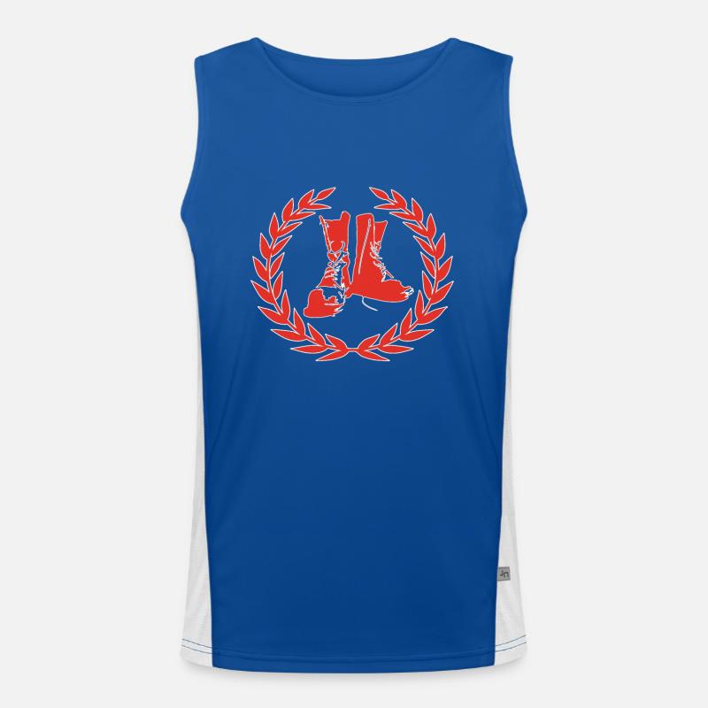 Boots Combat Boots Oi Ska Punks Skinhead Motif Men's Functional Contrast Tank Top 