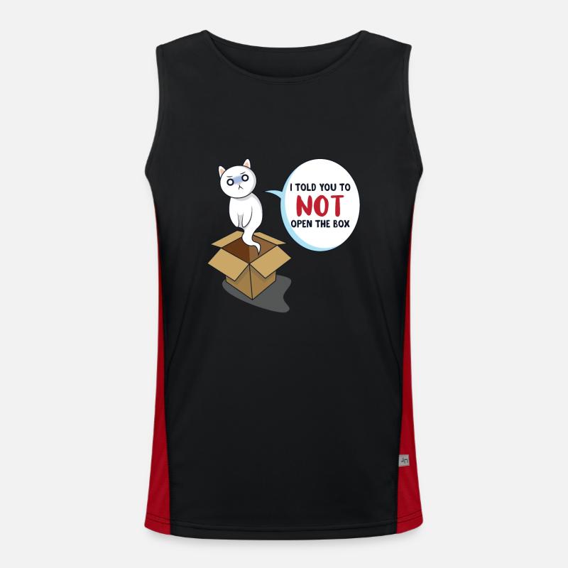 Schrödinger's Cat Men's Functional Contrast Tank Top 
