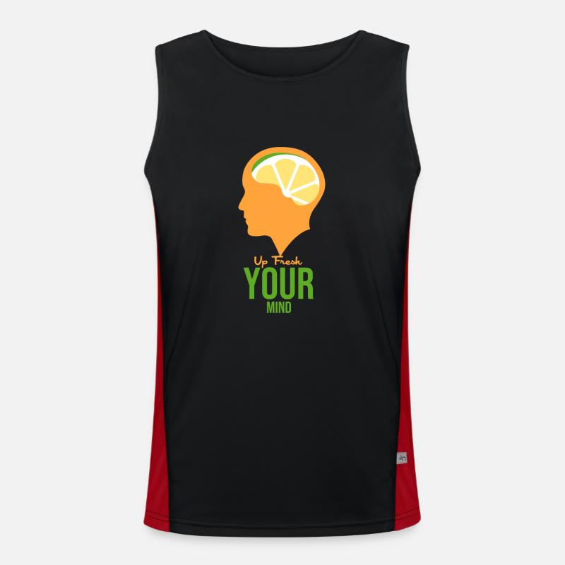 Fresh your mind Men's Functional Contrast Tank Top 