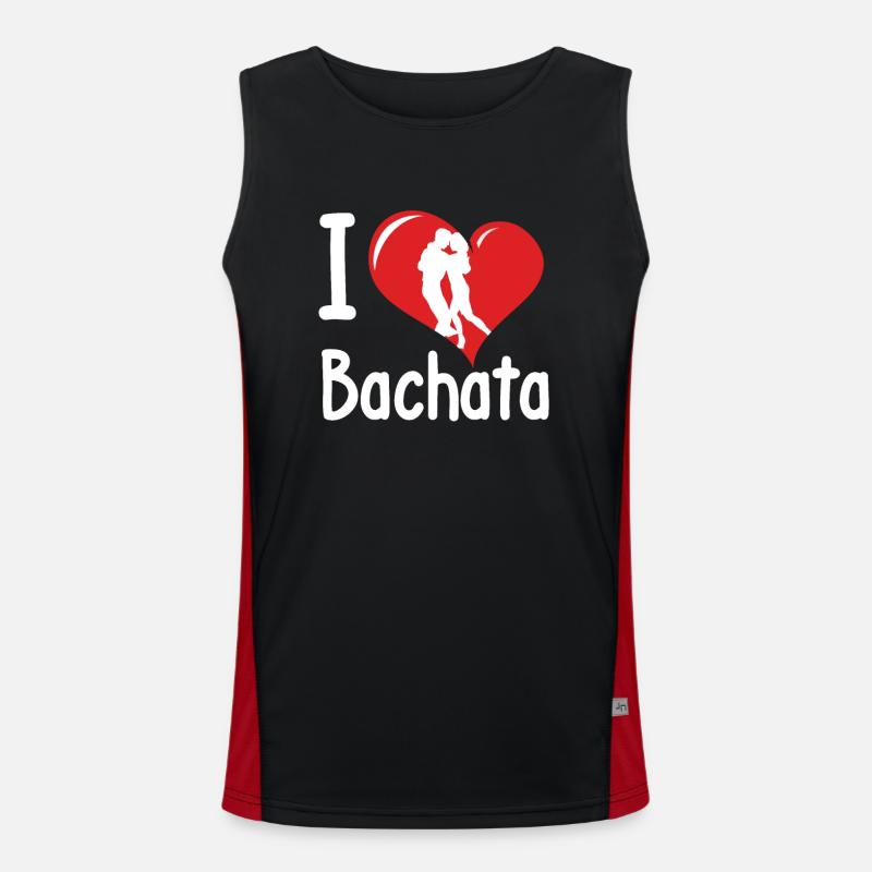 Bachata Dance Dancing Latin Dance Music Couple dance Men's Functional Contrast Tank Top 