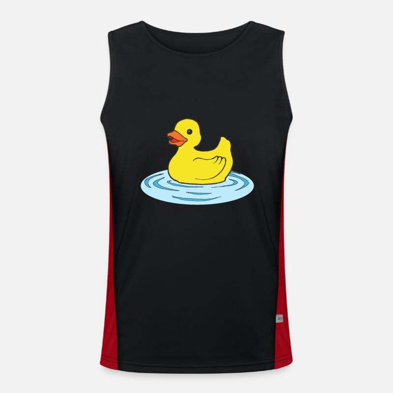 rubber duck Men's Functional Contrast Tank Top 