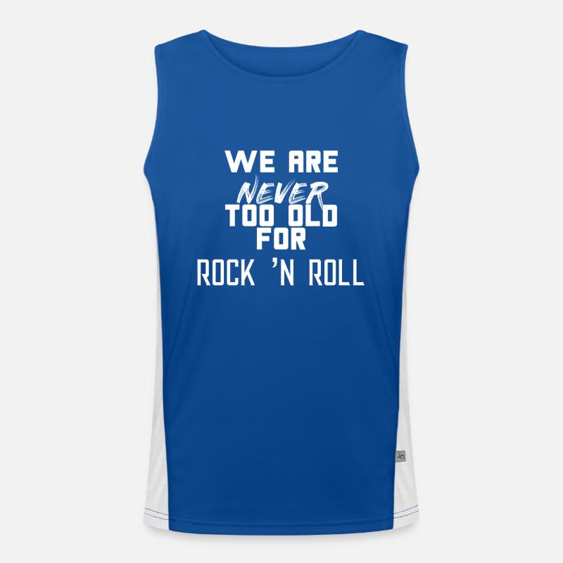 ROCK AND ROLL Men's Functional Contrast Tank Top 