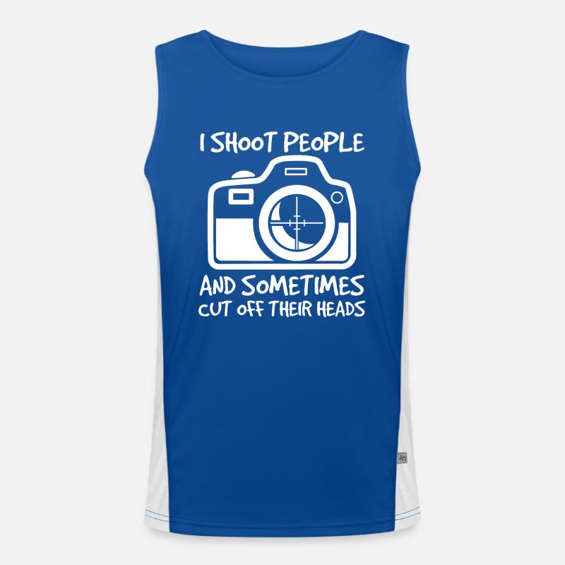 Photo vector cool gift Men's Functional Contrast Tank Top 