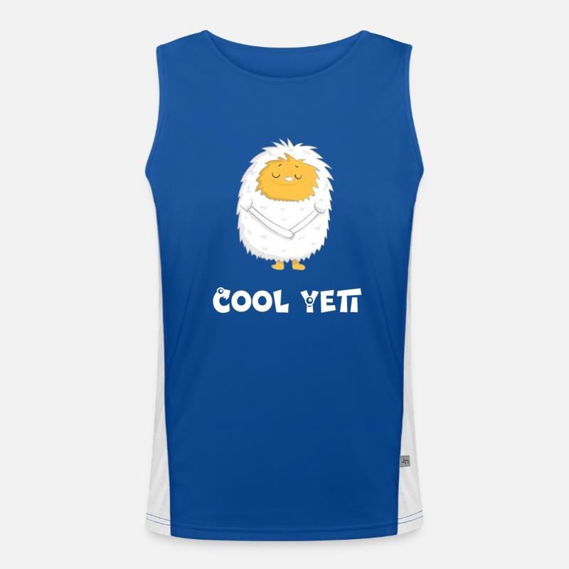 Cool Yeti Men's Functional Contrast Tank Top 