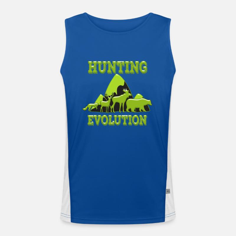 Chasse Evolution T-Shirt Chasse Cadeau pour chasseurs Débardeur respirant contrasté Homme 