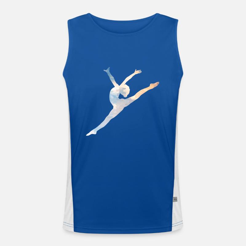 Ballet saut Débardeur respirant contrasté Homme 