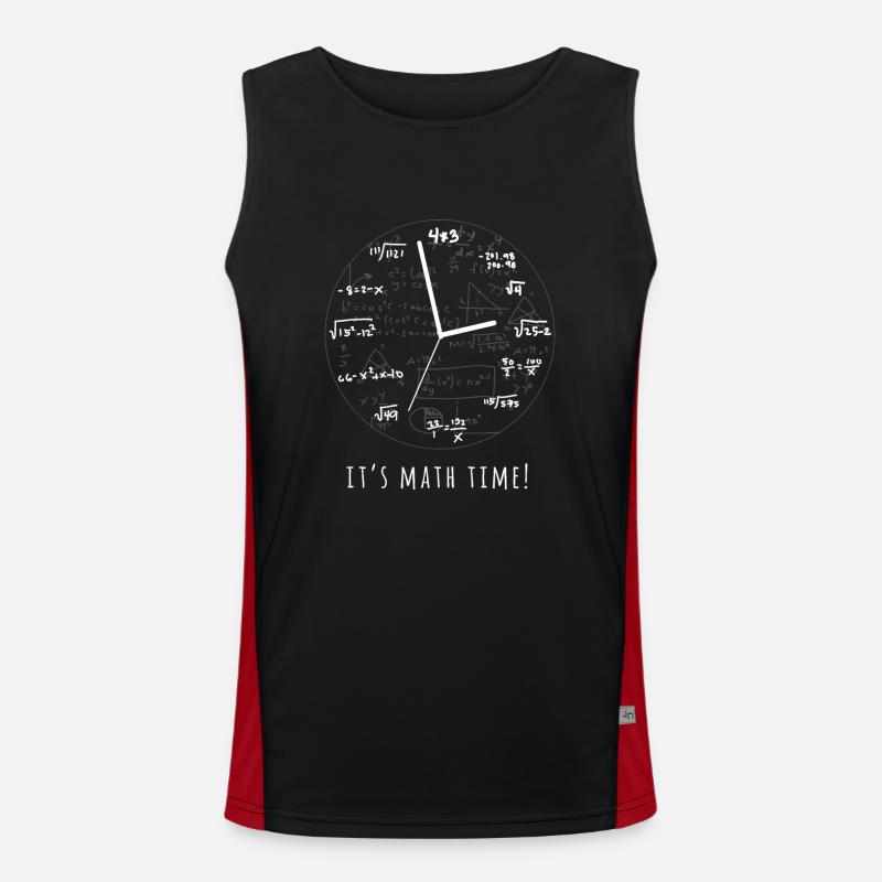 math design 5 Funktionelles Kontrast-Tank Top für Männer 