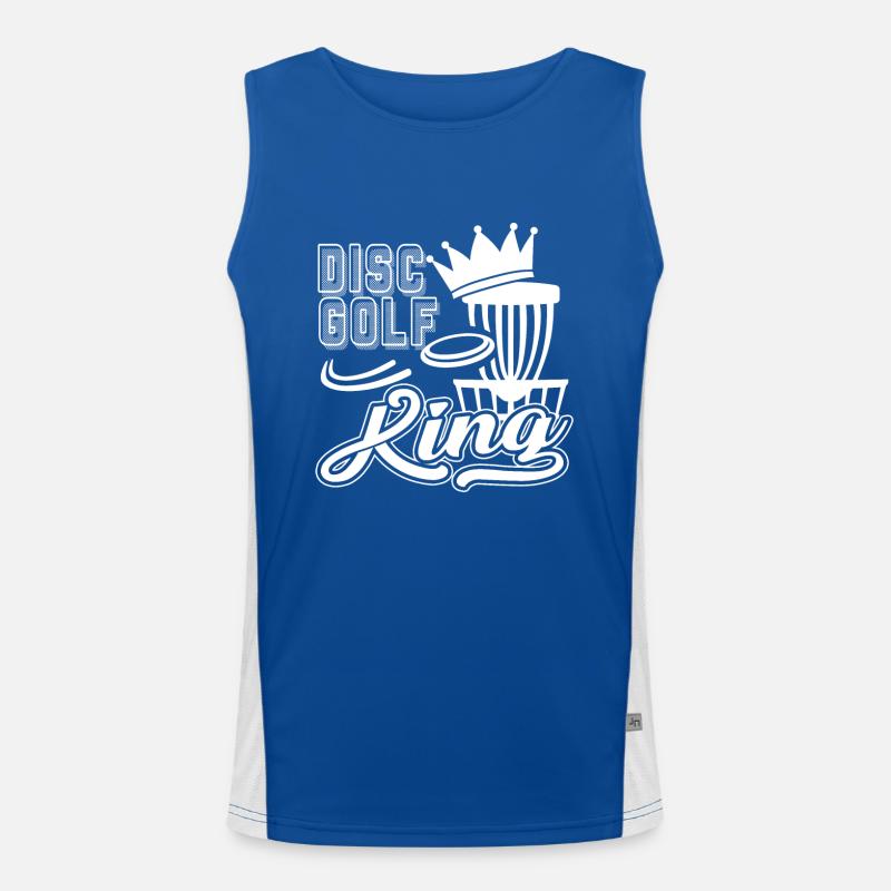 Disc Golf Disc Golf King Funktionelles Kontrast-Tank Top für Männer 