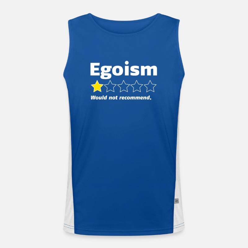 Egoism | One Star Rating Would Not Recommend Men's Functional Contrast Tank Top 