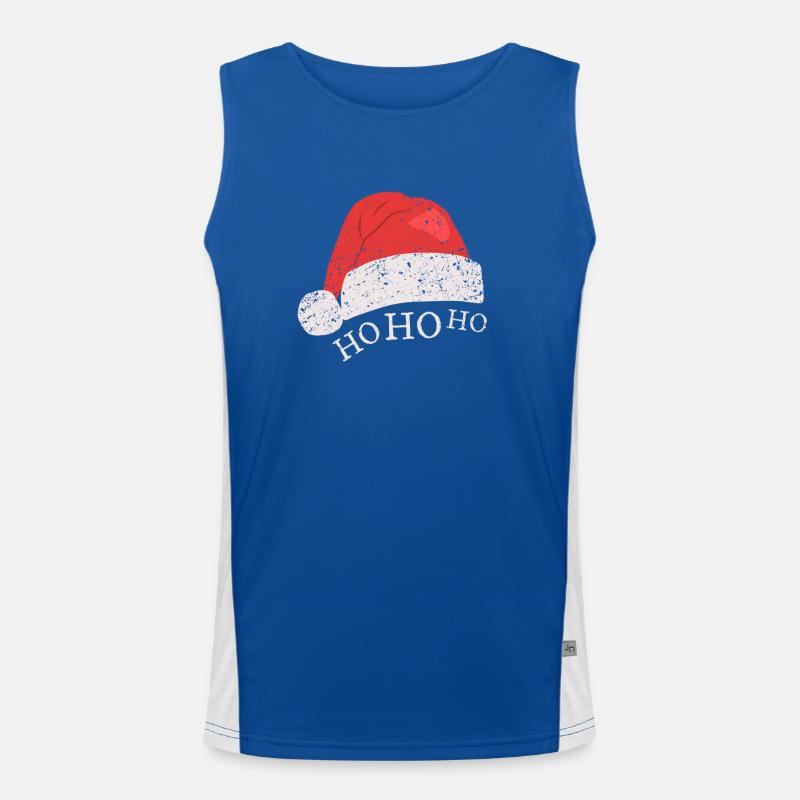 Noël Ho Ho Ho Débardeur respirant contrasté Homme 