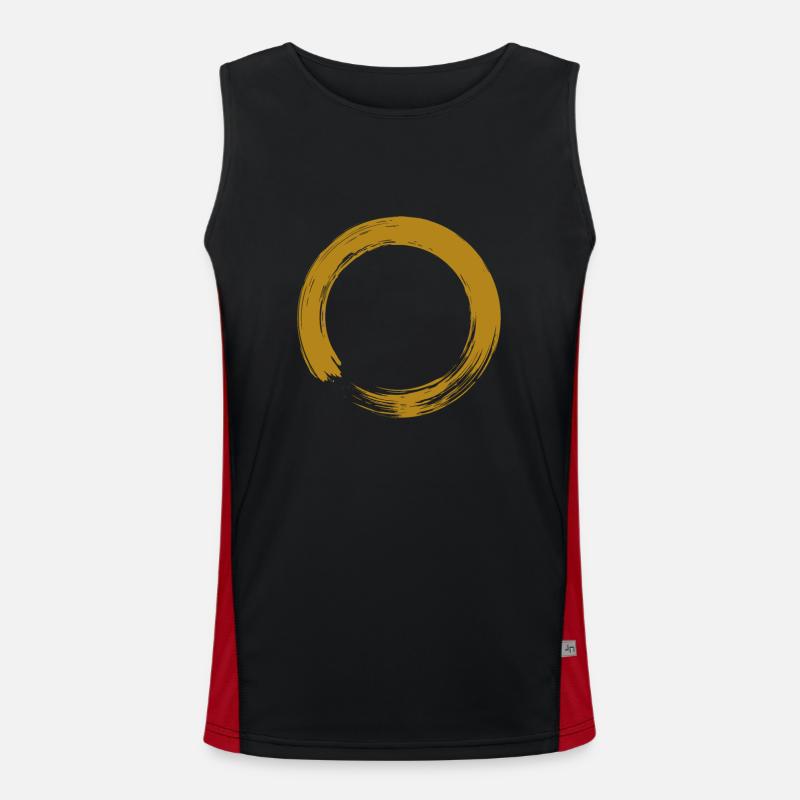 District Gold Men's Functional Contrast Tank Top 