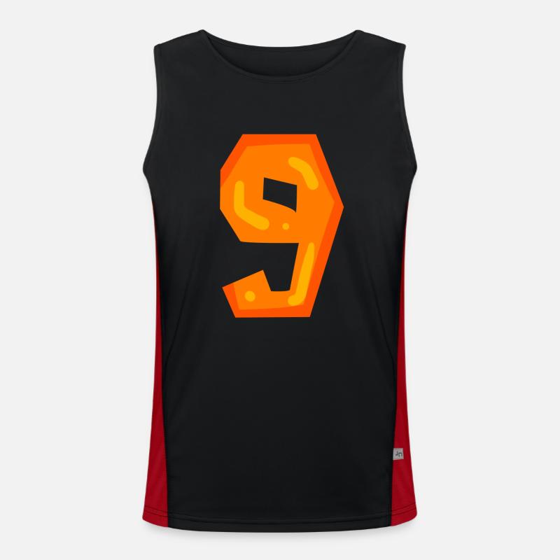 9 Men's Functional Contrast Tank Top 