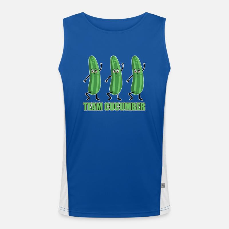 Team Cucumber Men's Functional Contrast Tank Top 