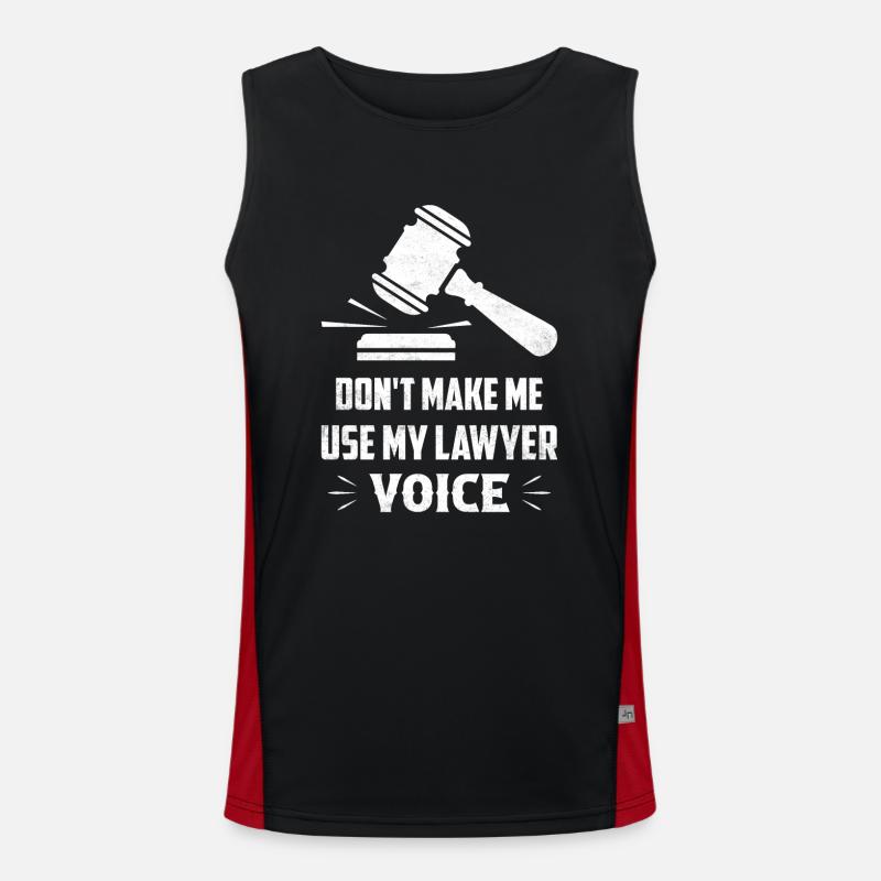 Ne me faites pas utiliser mon avocat avocat avocat Advoca Débardeur respirant contrasté Homme 