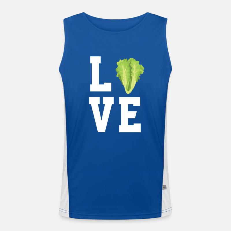 I love lettuce Men's Functional Contrast Tank Top 