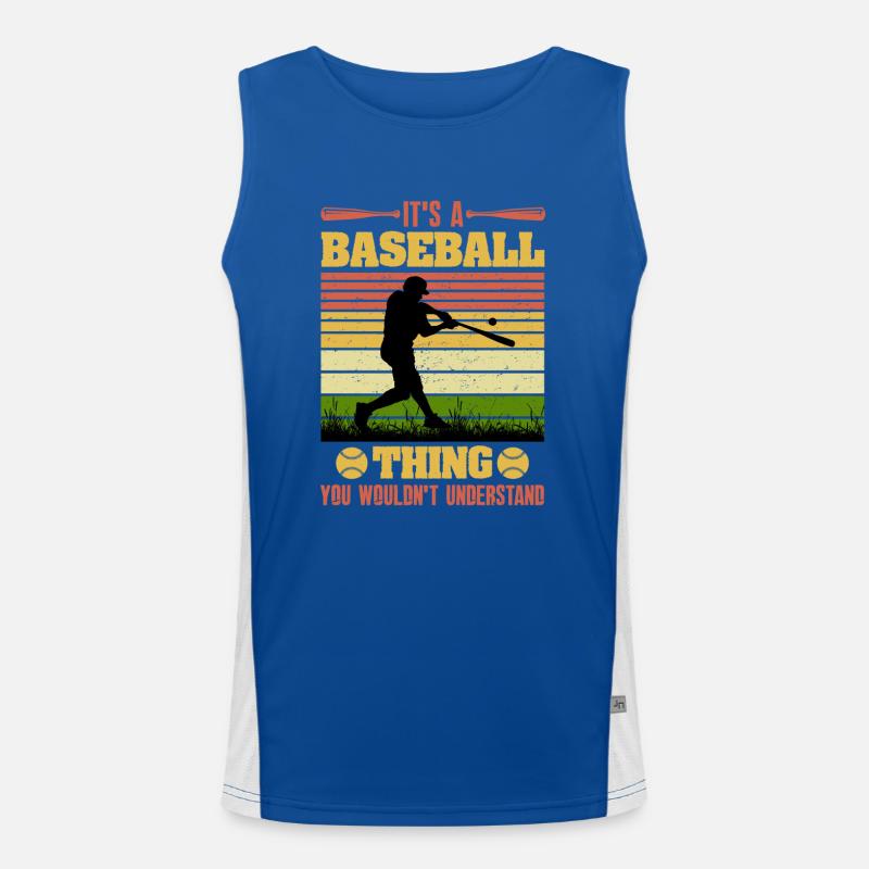 C’est un truc de baseball que vous ne comprendriez pas Débardeur respirant contrasté Homme 