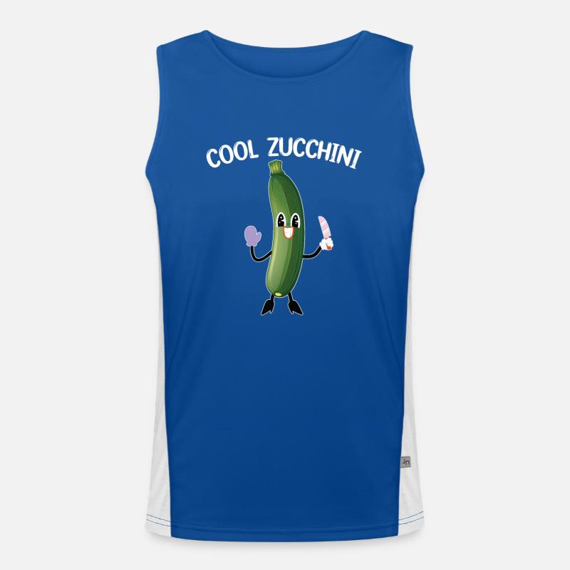 Cool zucchini Men's Functional Contrast Tank Top 