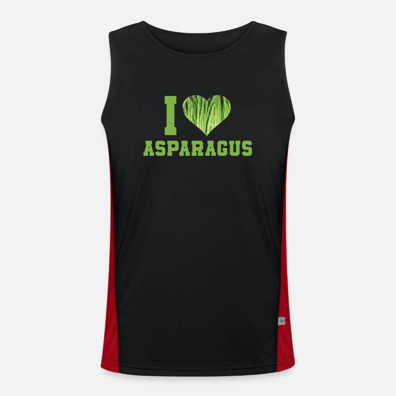 J’adore les asperges Débardeur respirant contrasté Homme 