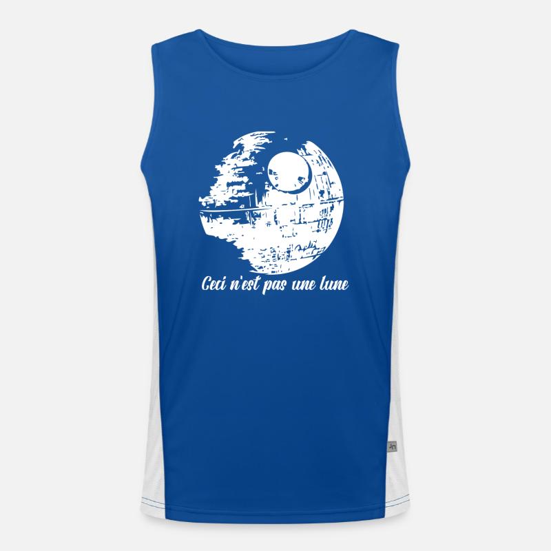 This Is Not A Moon Men's Functional Contrast Tank Top 
