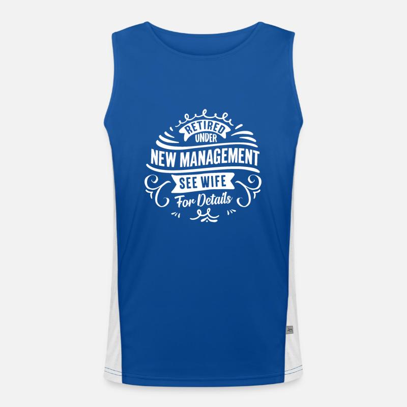 Retirement Men's Functional Contrast Tank Top 