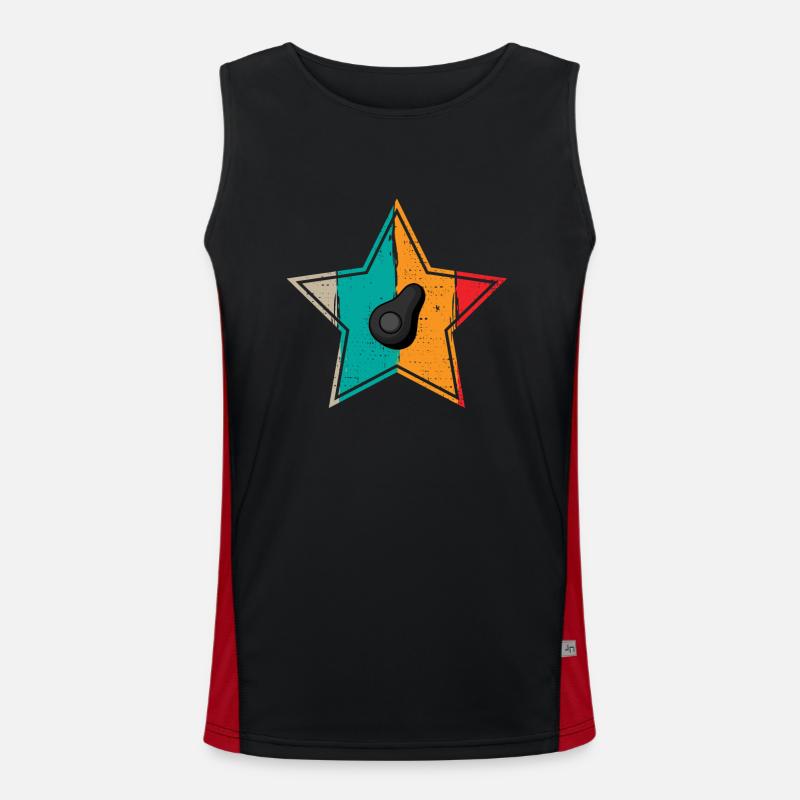 Avocado Vegan Lover Retro Veggie Diet Gift idea Funktionelles Kontrast-Tank Top für Männer 