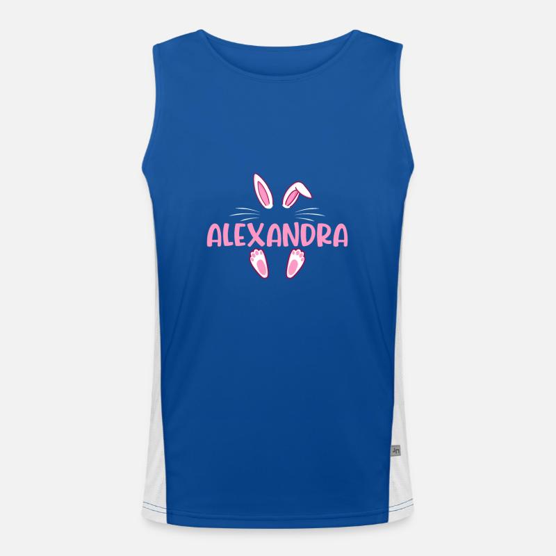ALEXANDRA Easter Funktionelles Kontrast-Tank Top für Männer 