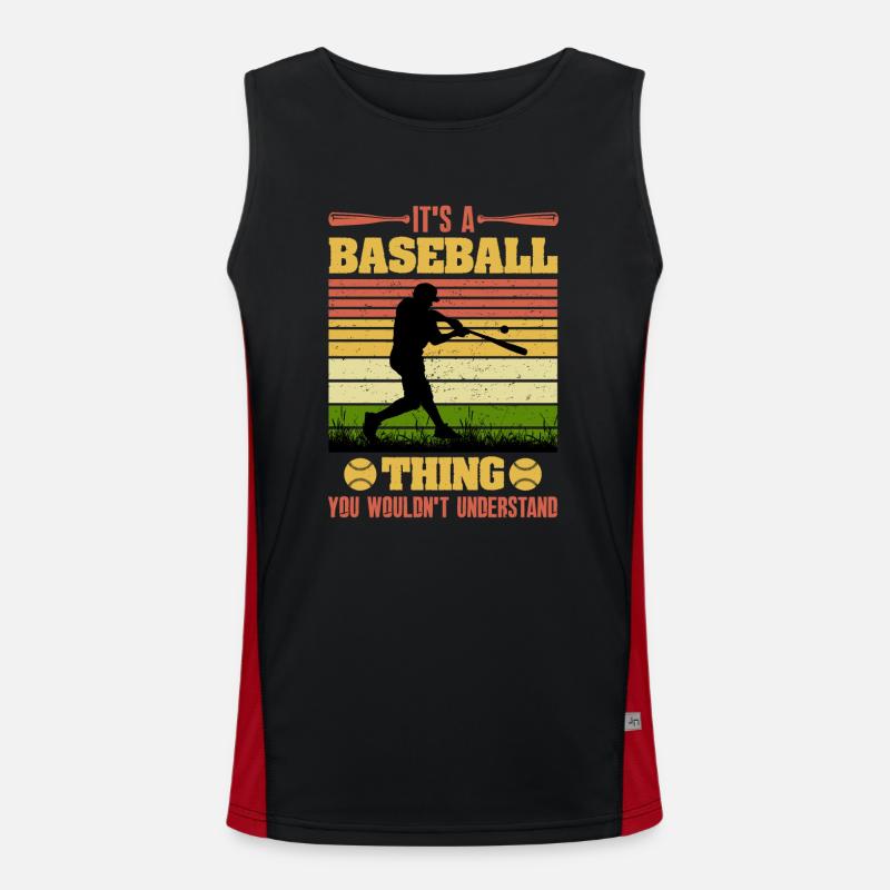 C’est un truc de baseball Débardeur respirant contrasté Homme 