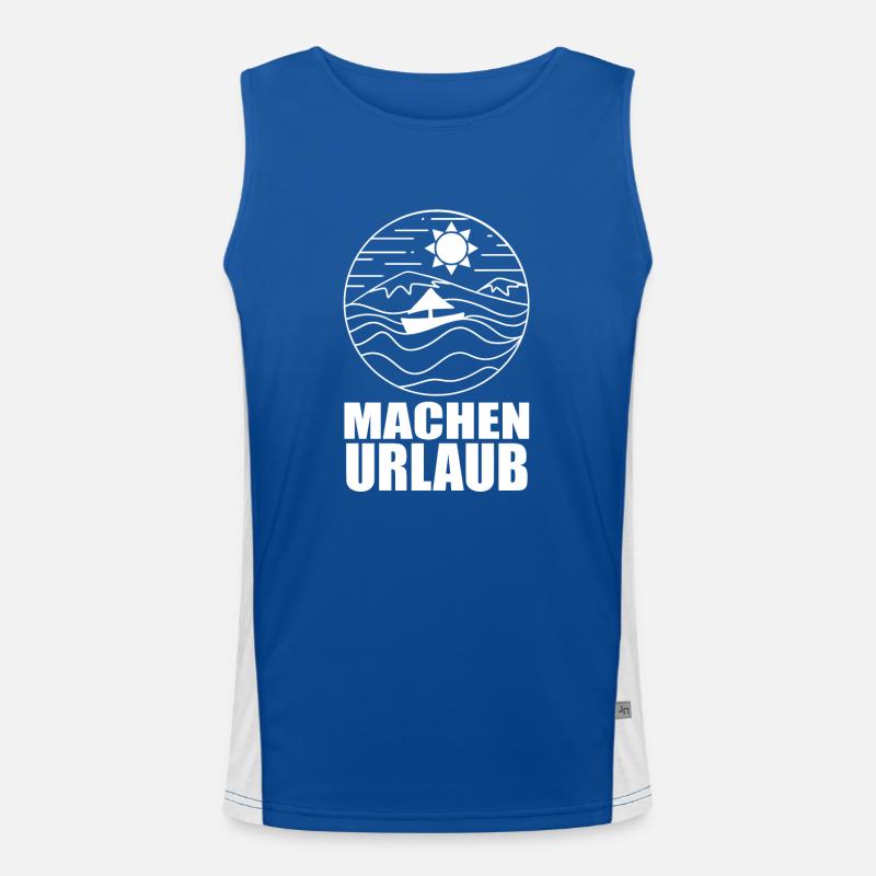 Urlaub machen Funktionelles Kontrast-Tank Top für Männer 