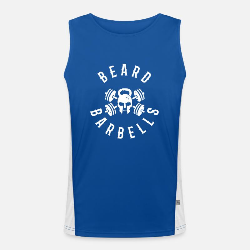 BEARD BARBELLS Funktionelles Kontrast-Tank Top für Männer 